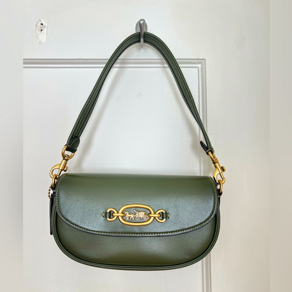 Coach Harley Shoulder Bag 23 in olive green